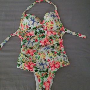 Victoria Secret Floral Haltered swimsuit